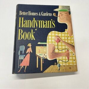 Vintage Better Homes & Gardens Handyman's Book Hardcover Five Ring  Binder MCM